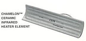 Chamelon(tm) Ceramic Infrared Heater Element